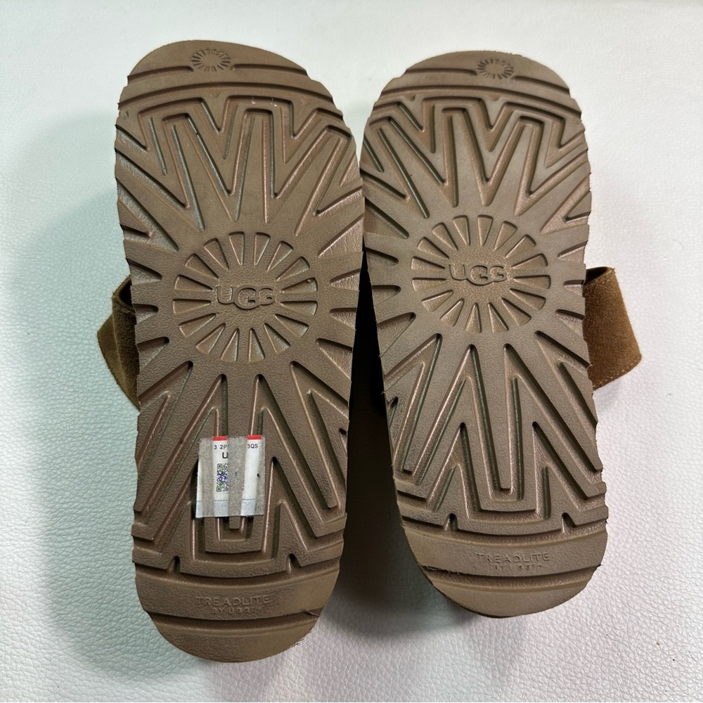 UGG Greer Suede Slip On Platform Sandals - Picture 6 of 7